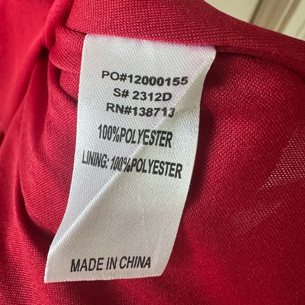 Red High Low Dress by Doe & Rae - Picture 3 of 10